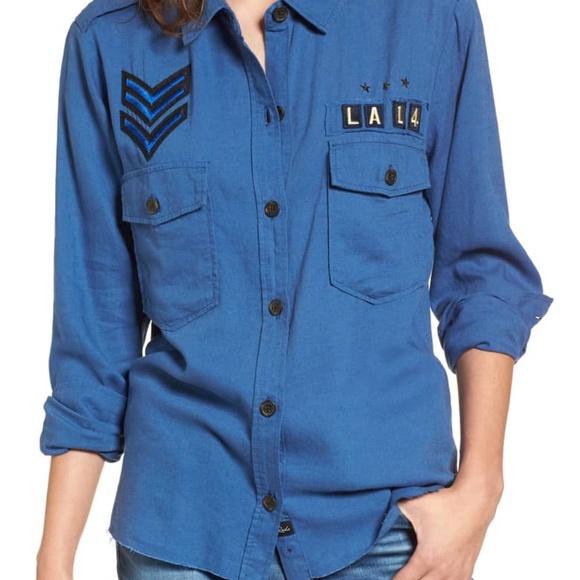 Rails Rare Military Shirt Oversized Patches - Picture 8 of 8